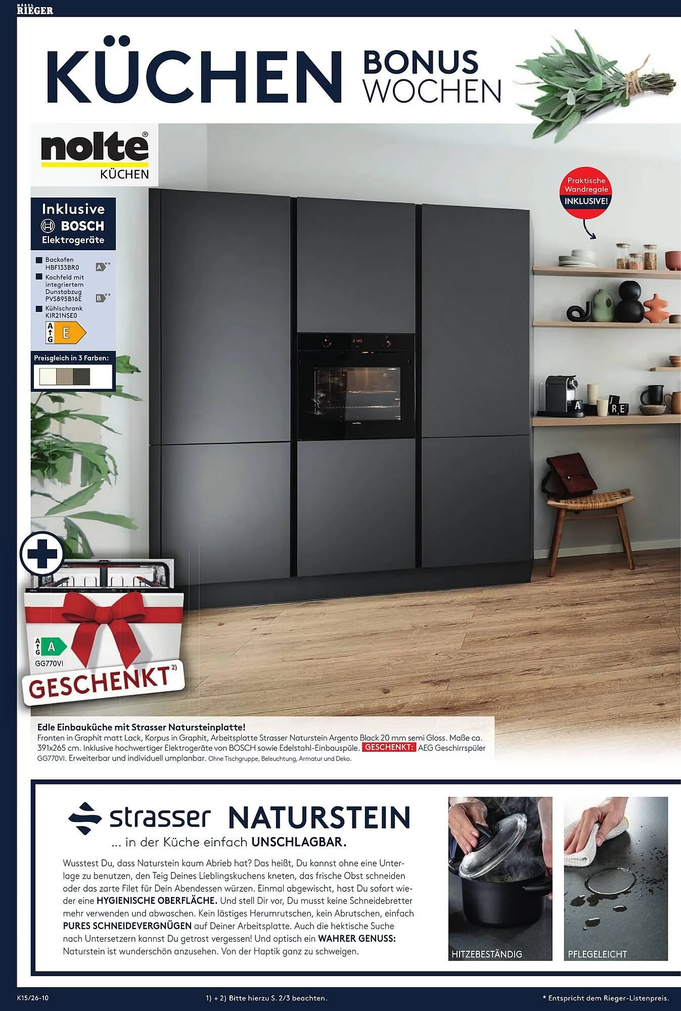 Möbel Rieger Prospekt von 9. April bis 21. April 2026 - Prospekt seite 10