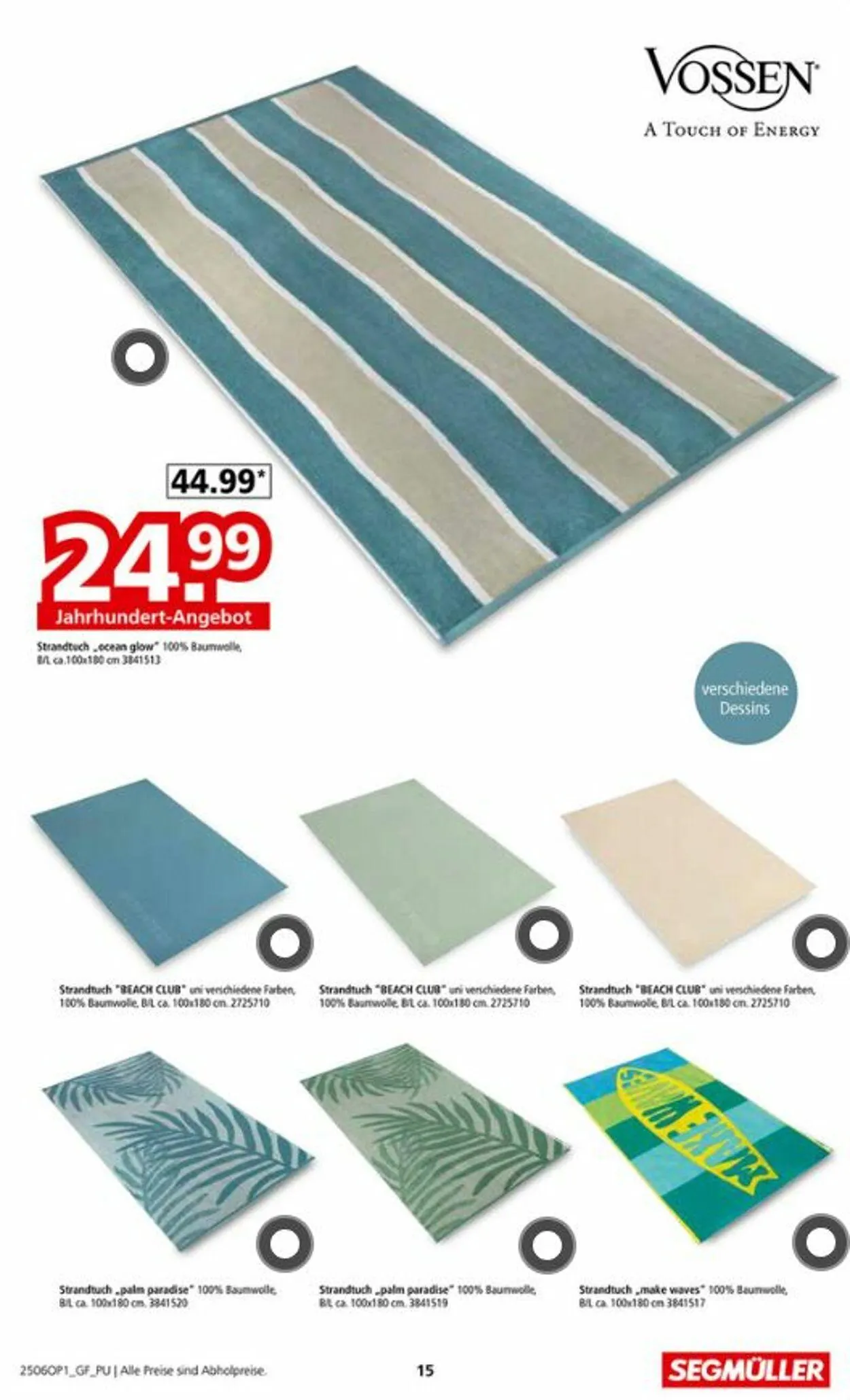 SEGMÜLLER von 31. Mai bis 30. August 2025 - Prospekt seite 15