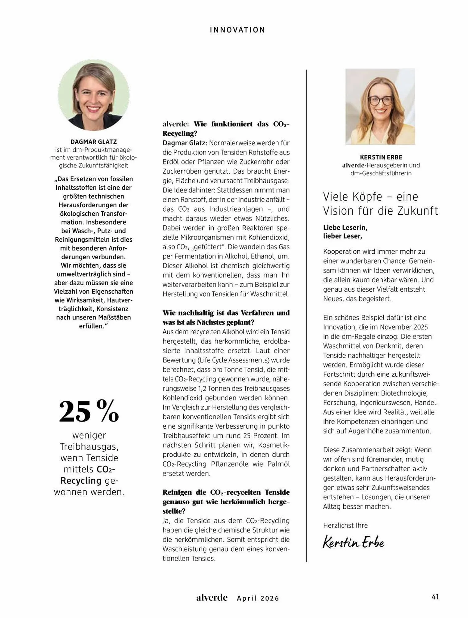 Dm drogerie Magazin von 1. April bis 30. April 2026 - Prospekt seite 41