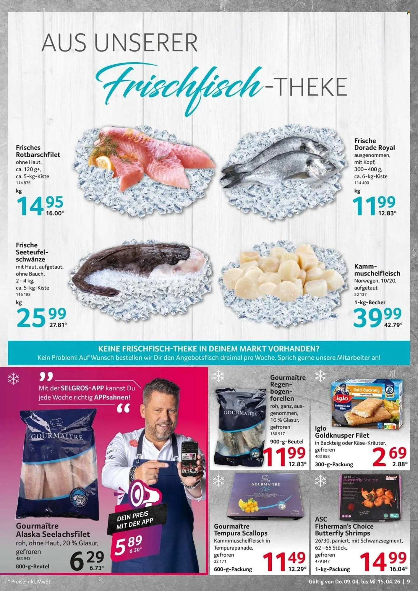 Selgros Prospekt von 9. April bis 15. April 2026 - Prospekt seite 9