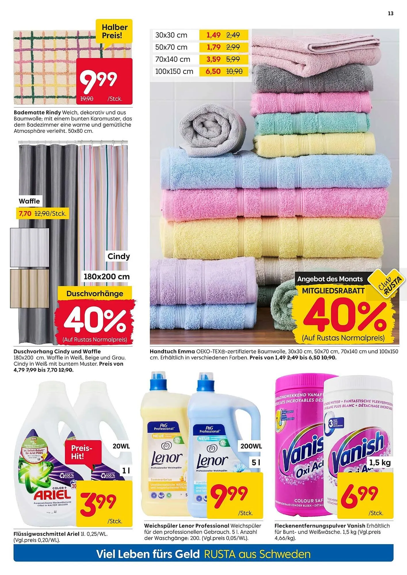 Rusta Prospekt von 21. Februar bis 27. Februar 2026 - Prospekt seite 13