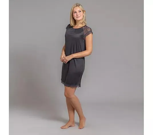 Wählen Sie Ihre Variante: LITTLE ROSE Bigshirt Flügelärmel mit Spitze Raffung