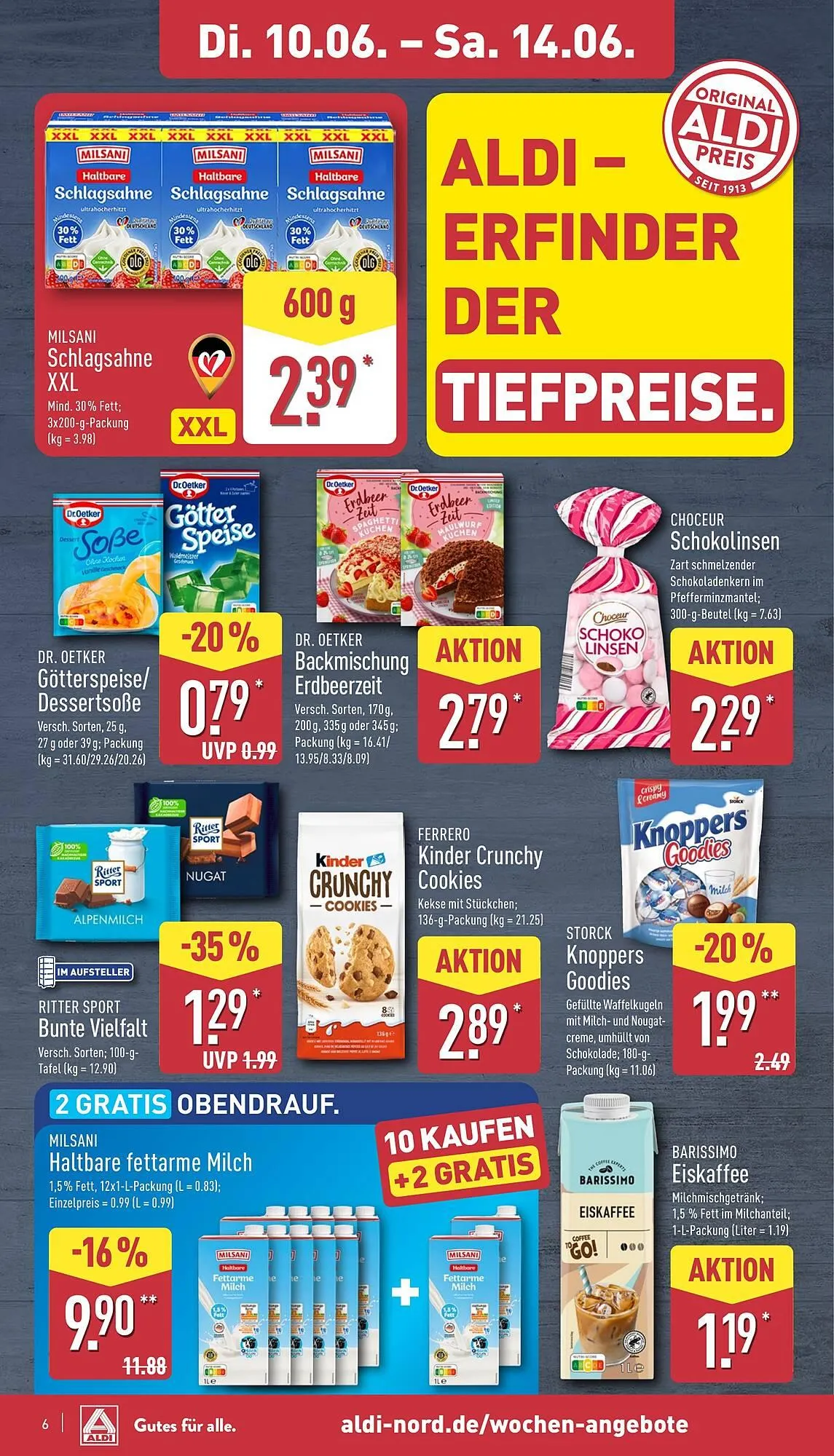 Aldi Nord Prospekt von 10. Juni bis 14. Juni 2025 - Prospekt seite 6