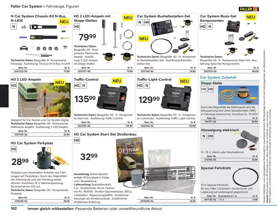 Modellbahn Katalog von 29. Oktober bis 31. Dezember 2025 - Prospekt seite 164