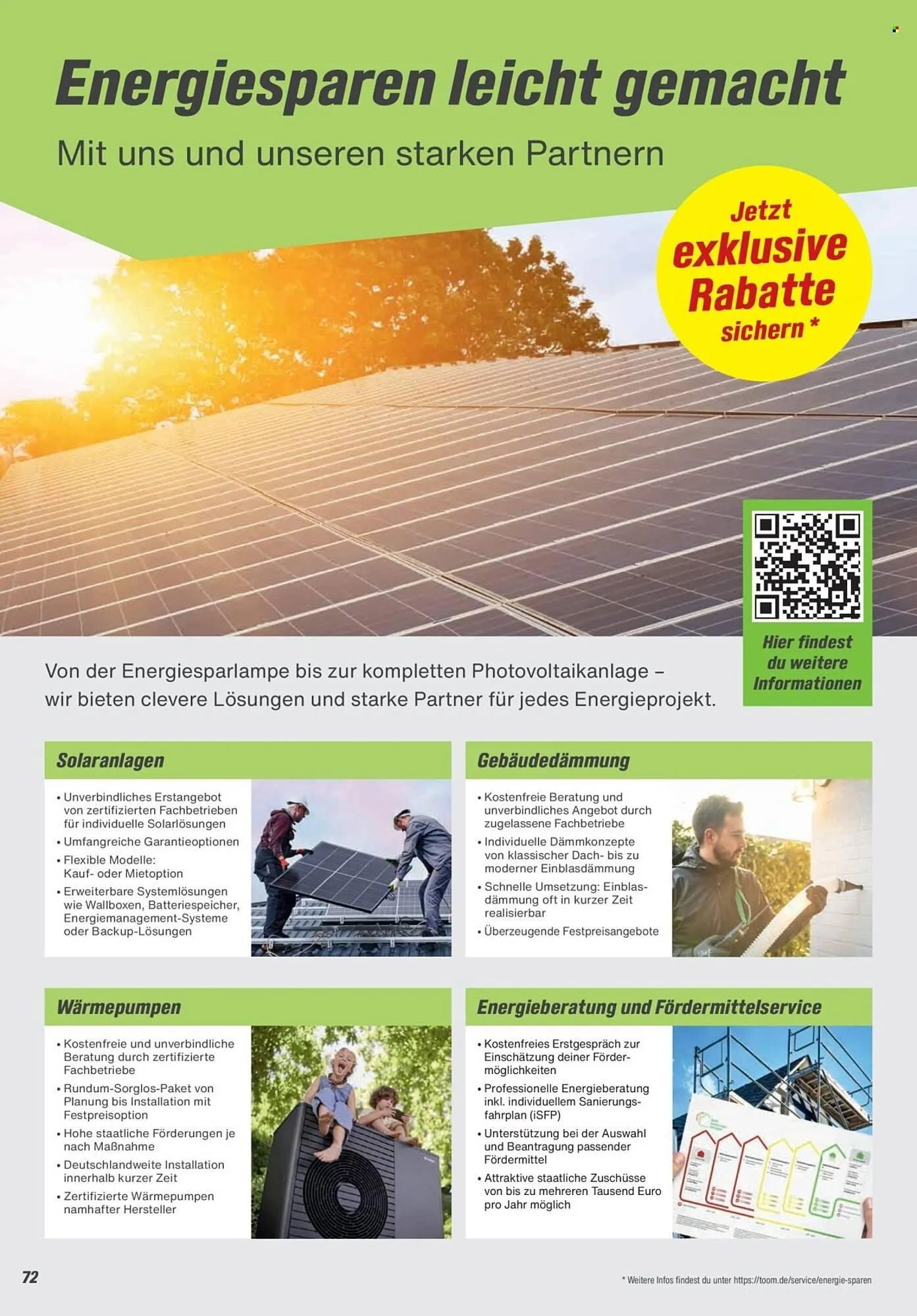 Toom Baumarkt Prospekt von 14. Februar bis 30. April 2026 - Prospekt seite 72