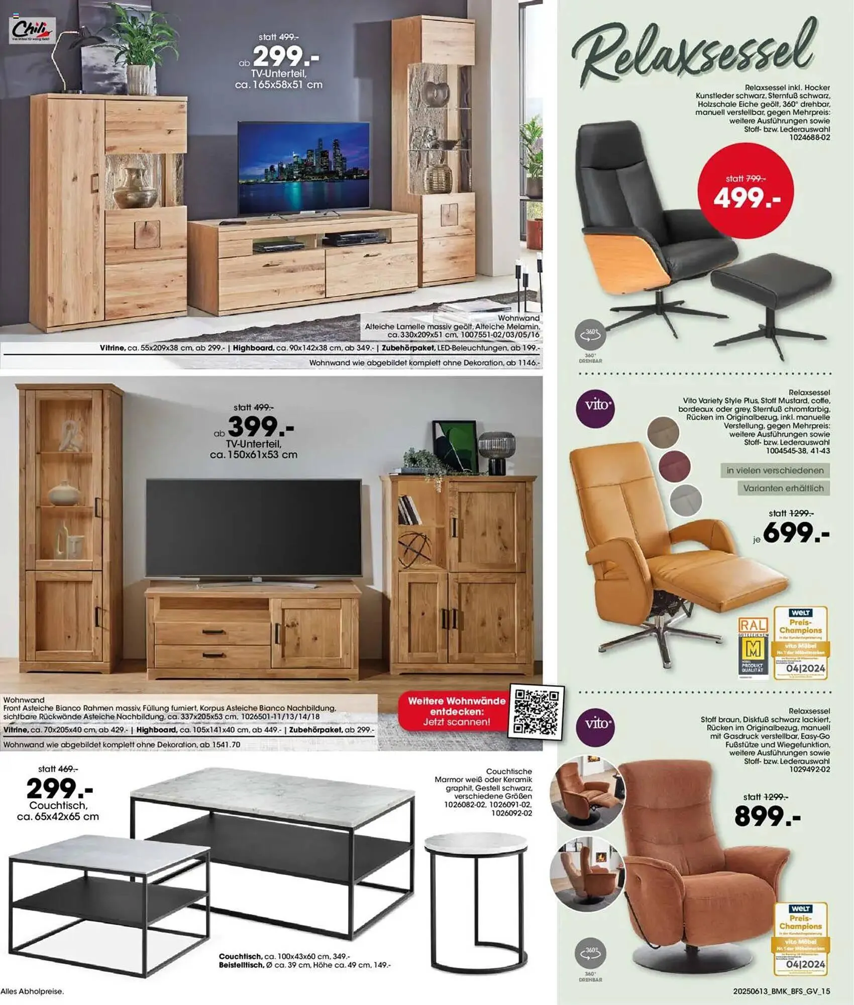 Möbel Martin Prospekt von 14. Juni bis 24. Juni 2025 - Prospekt seite 15