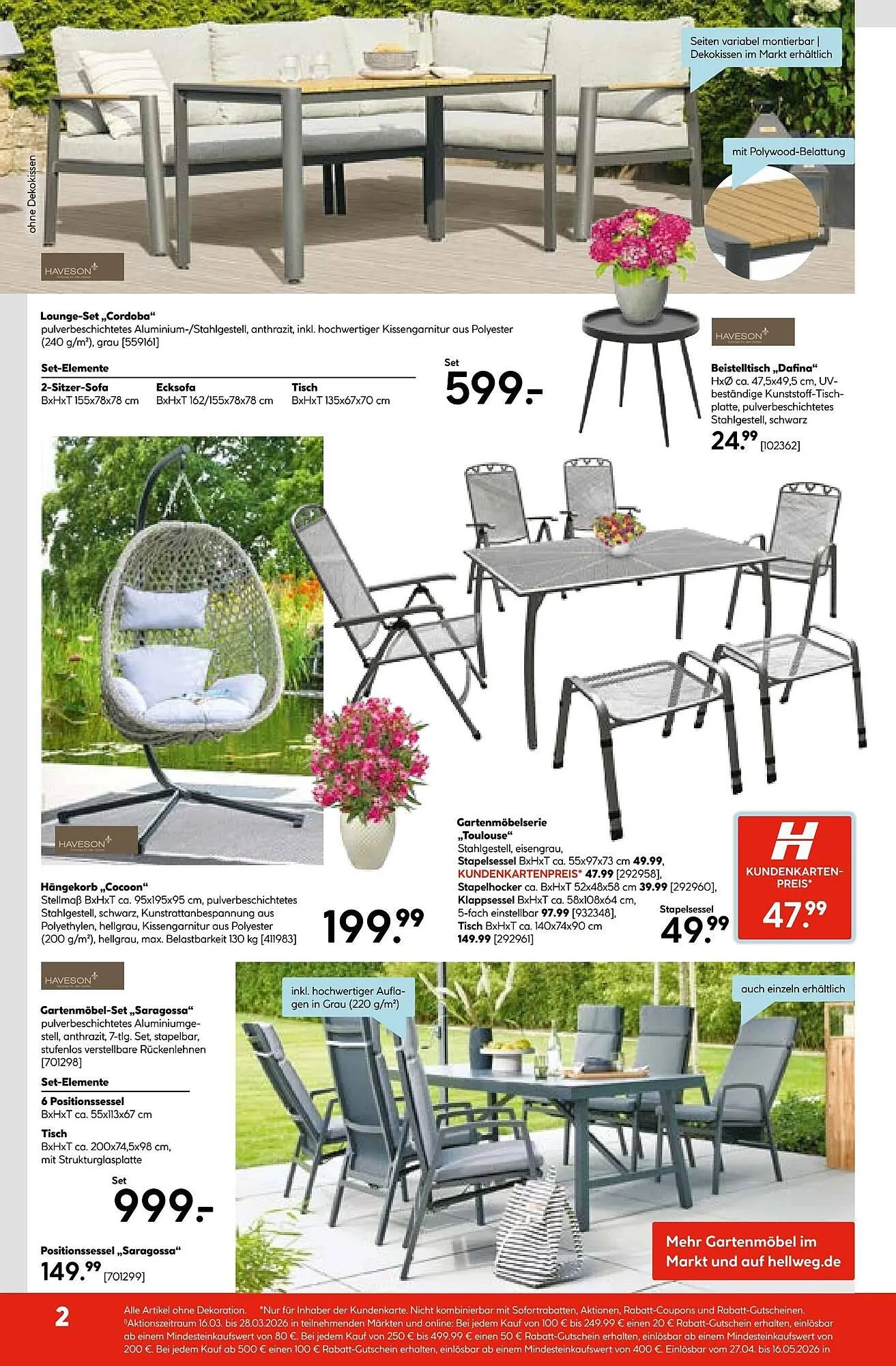 Hellweg Prospekt von 16. März bis 22. März 2026 - Prospekt seite 2