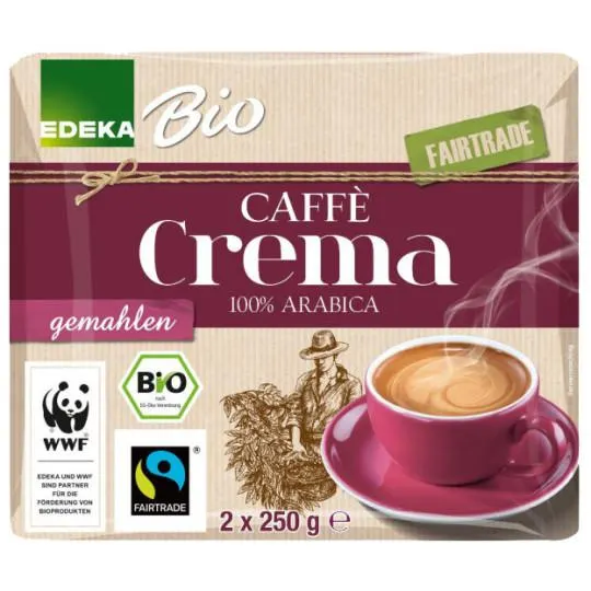 EDEKA Bio Caffe gemahlen Fairtrade 2x 250G