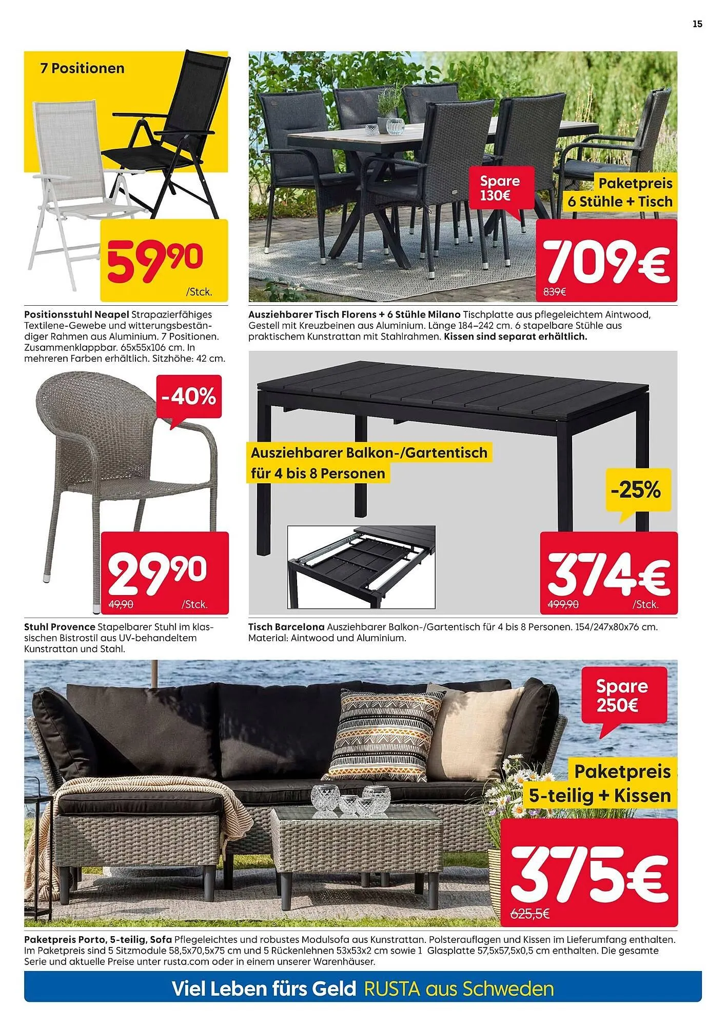 Rusta Prospekt von 12. April bis 18. April 2025 - Prospekt seite 15