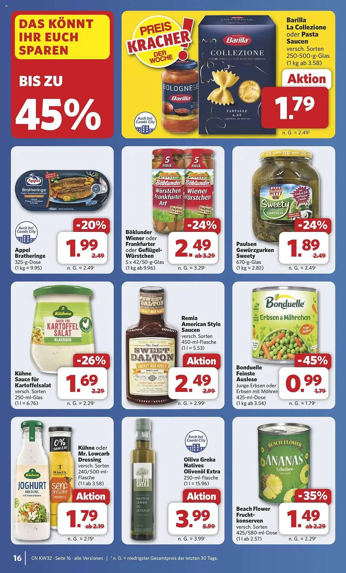 Combi Prospekt von 3. August bis 9. August 2025 - Prospekt seite 18