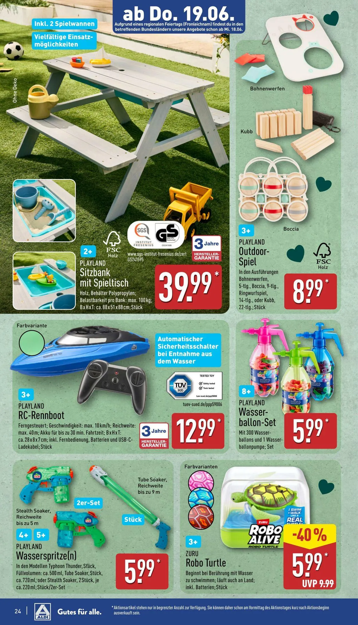 Aldi-Nord von 16. Juni bis 21. Juni 2025 - Prospekt seite 24