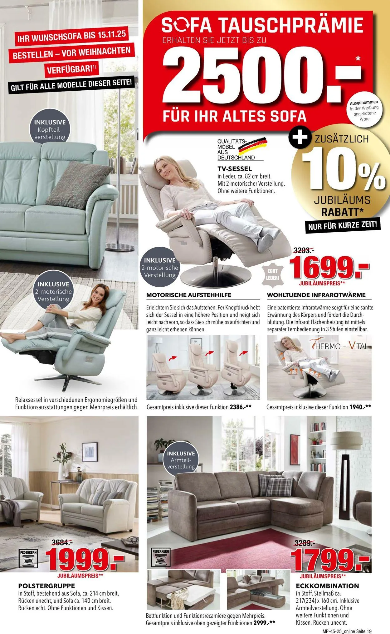 Multipolster Aktueller Prospekt von 5. November bis 19. November 2025 - Prospekt seite 19