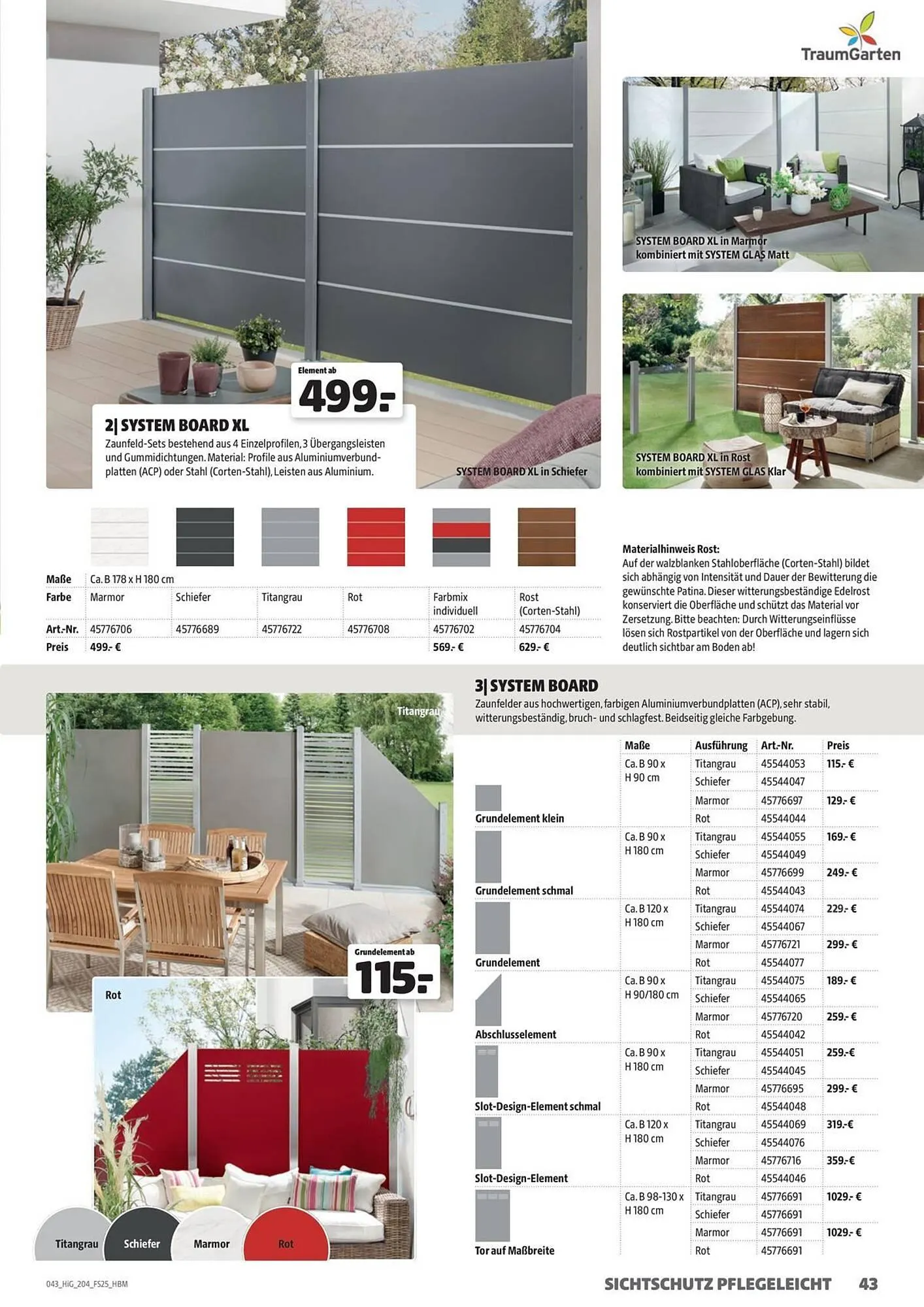 Hagebau Prospekt von 19. September bis 31. Dezember 2025 - Prospekt seite 43