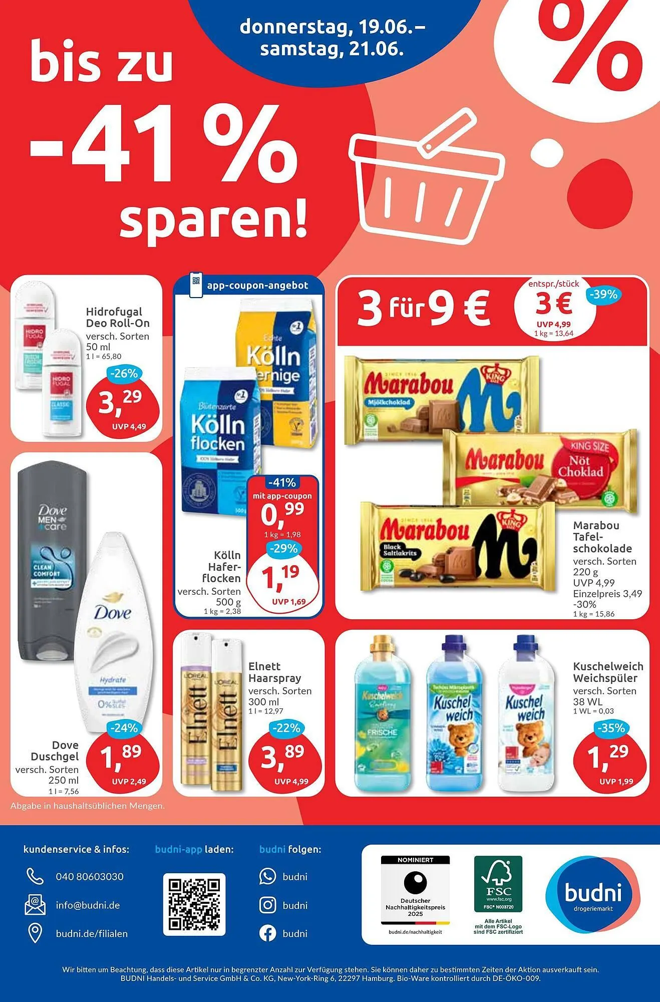 Budni Prospekt von 16. Juni bis 21. Juni 2025 - Prospekt seite 8