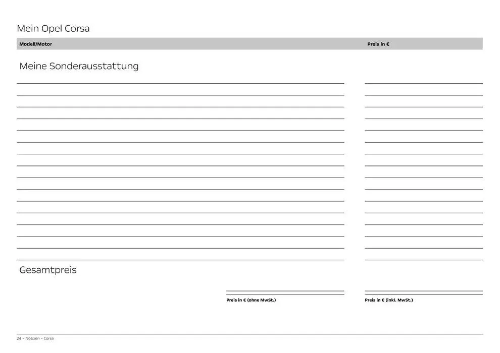 Opel Corsa von 25. Oktober bis 25. Oktober 2025 - Prospekt seite 24