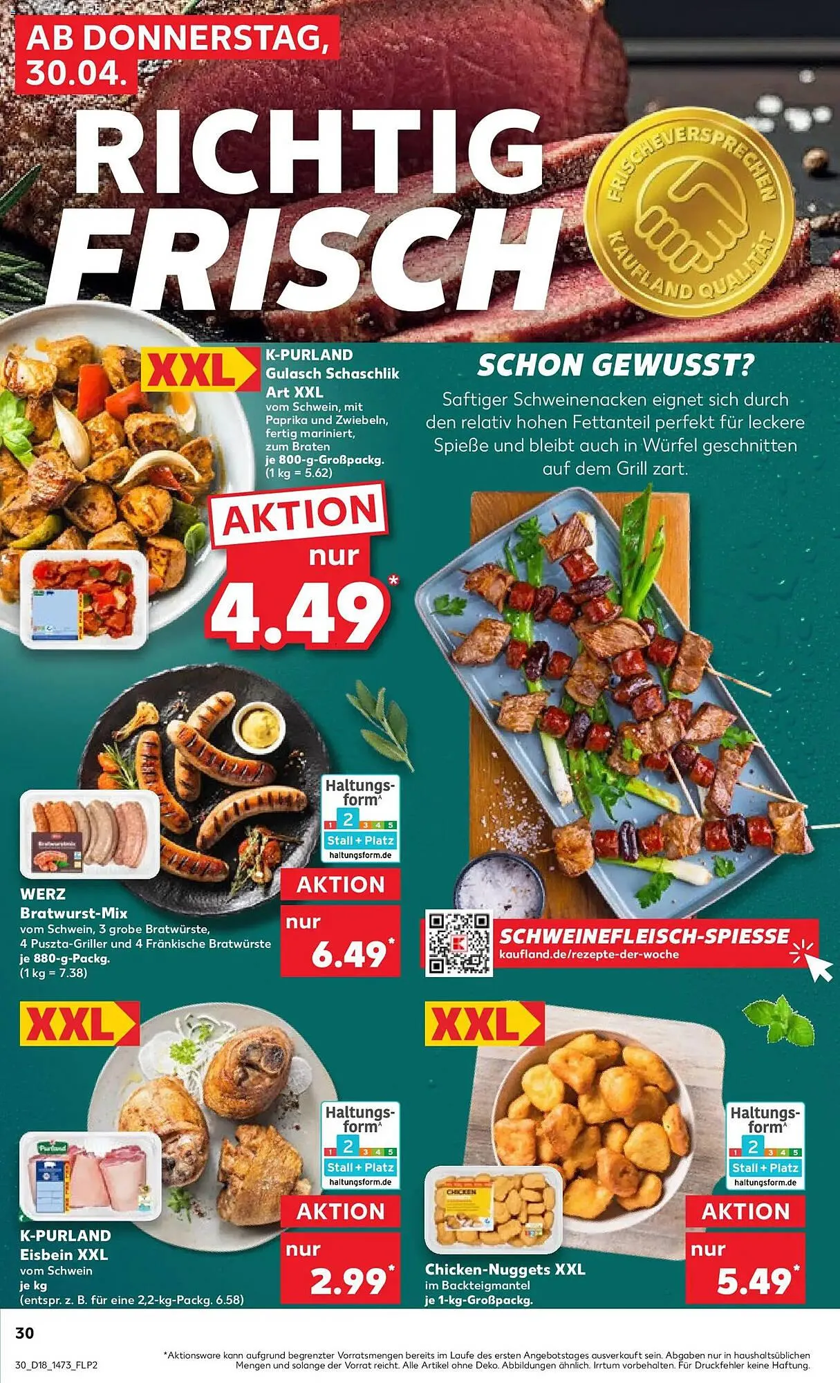 Kaufland Prospekt von 30. April bis 6. Mai 2026 - Prospekt seite 30