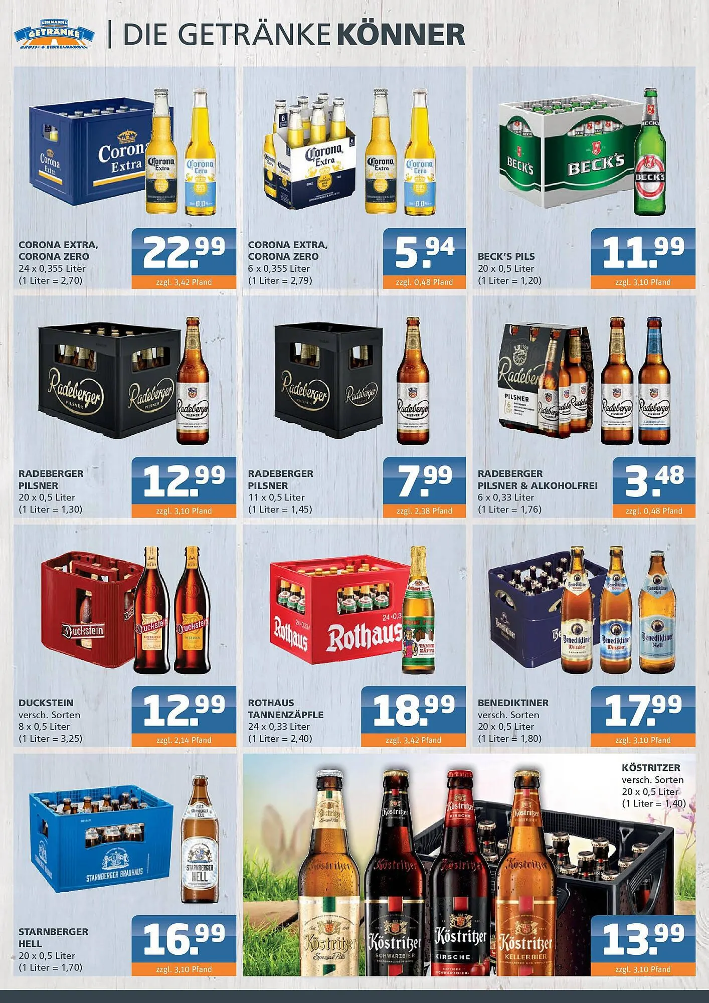 Getränke Lehmann Prospekt von 6. April bis 19. April 2025 - Prospekt seite 2