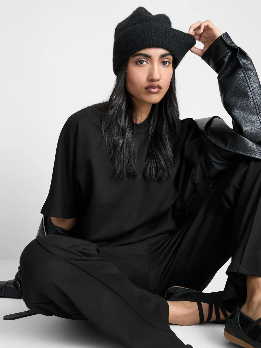 Sweatshirt mit Rundhalsausschnitt und geradem Schnitt