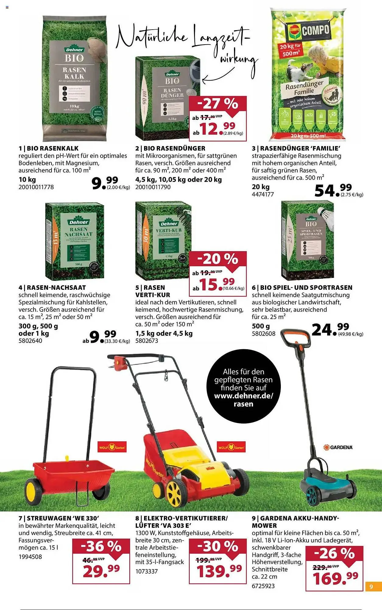 Dehner Prospekt von 2. April bis 7. April 2025 - Prospekt seite 9
