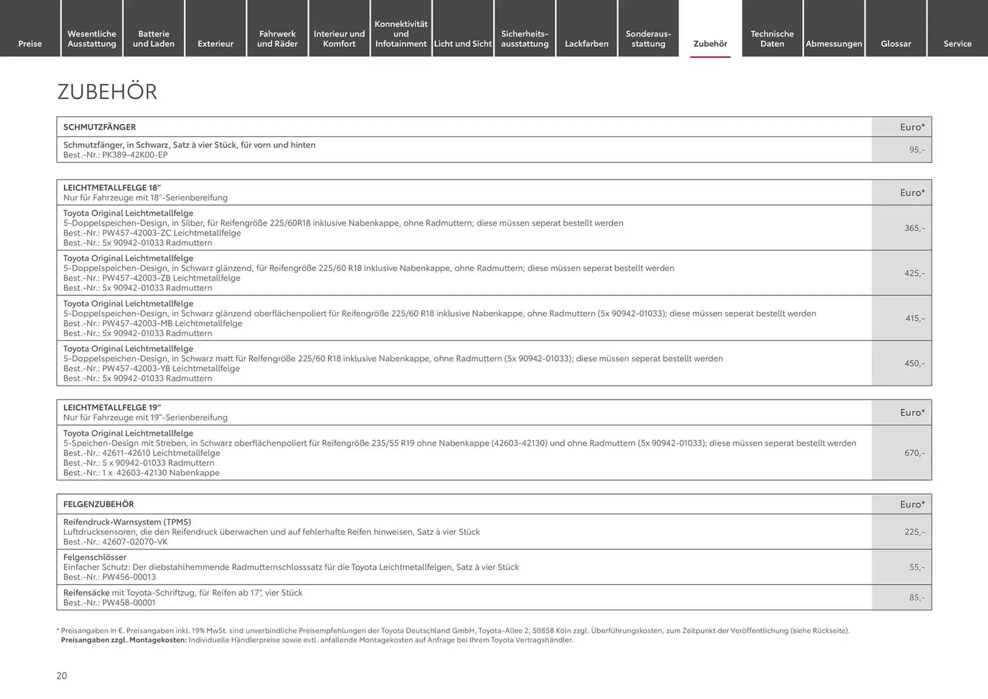 Toyota Prospekt von 26. September bis 26. September 2025 - Prospekt seite 20