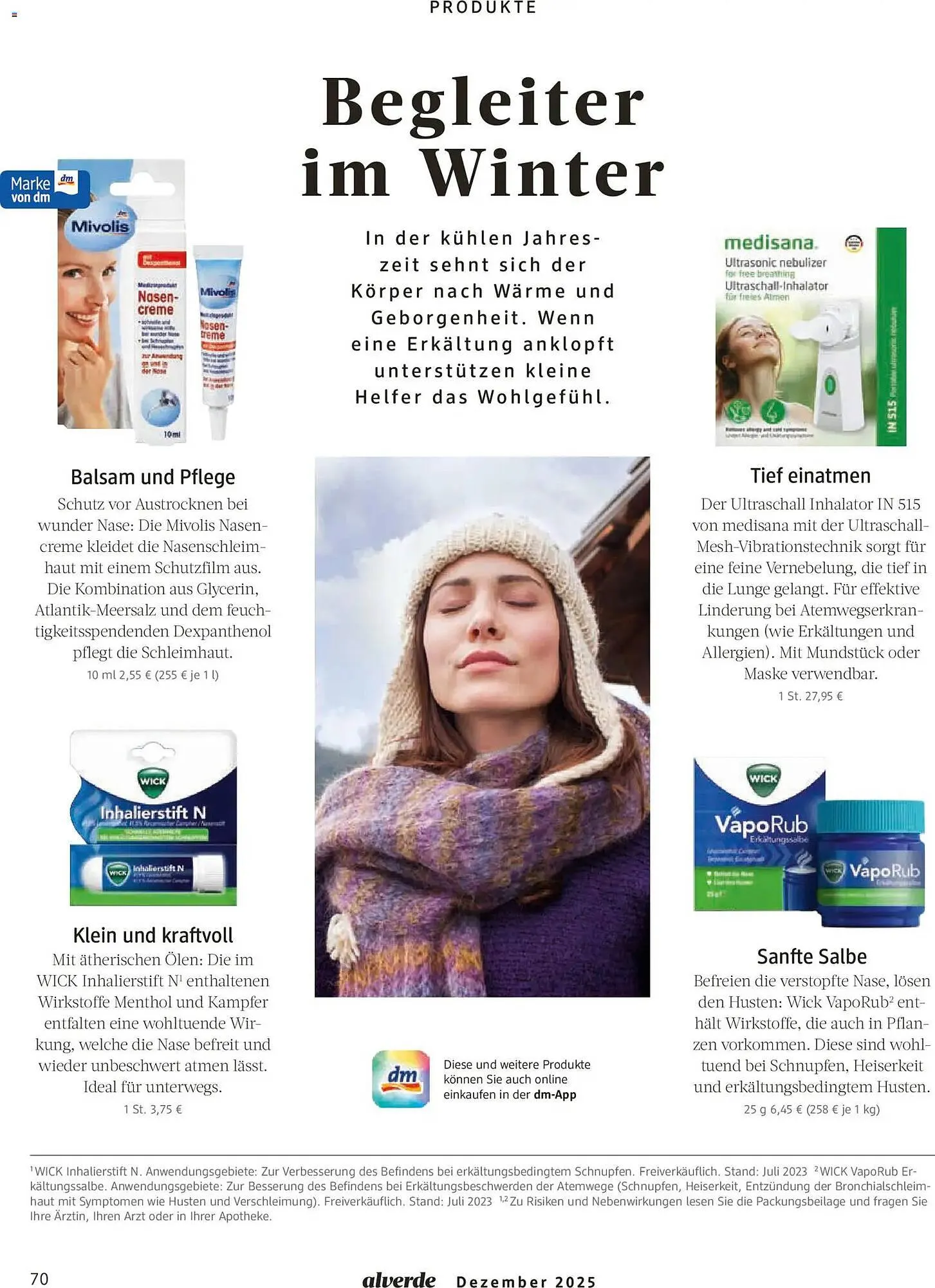 Dm drogerie Magazin von 1. Januar bis 31. Januar 2026 - Prospekt seite 70