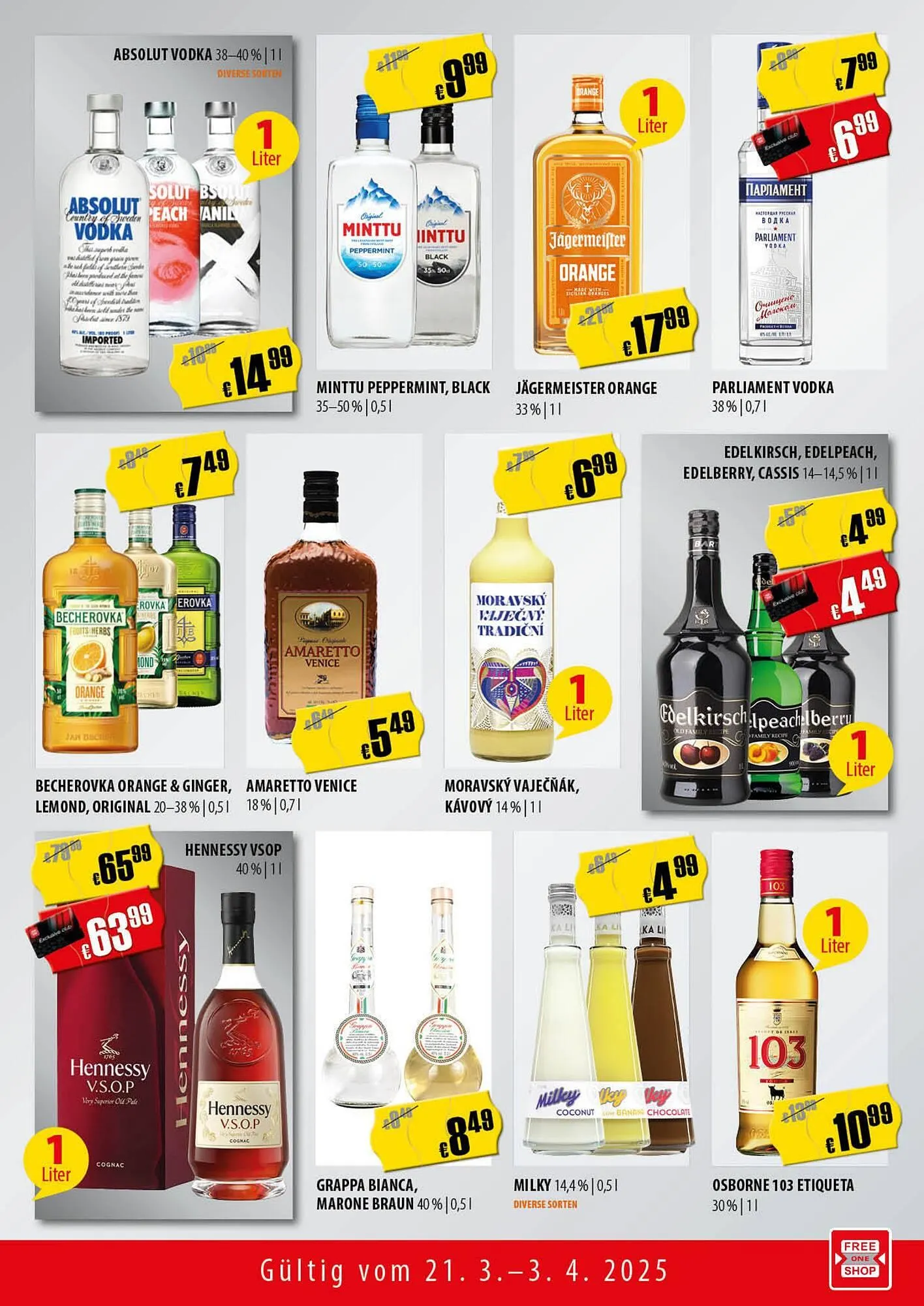 FreeOneShop Prospekt von 21. März bis 3. April 2025 - Prospekt seite 3