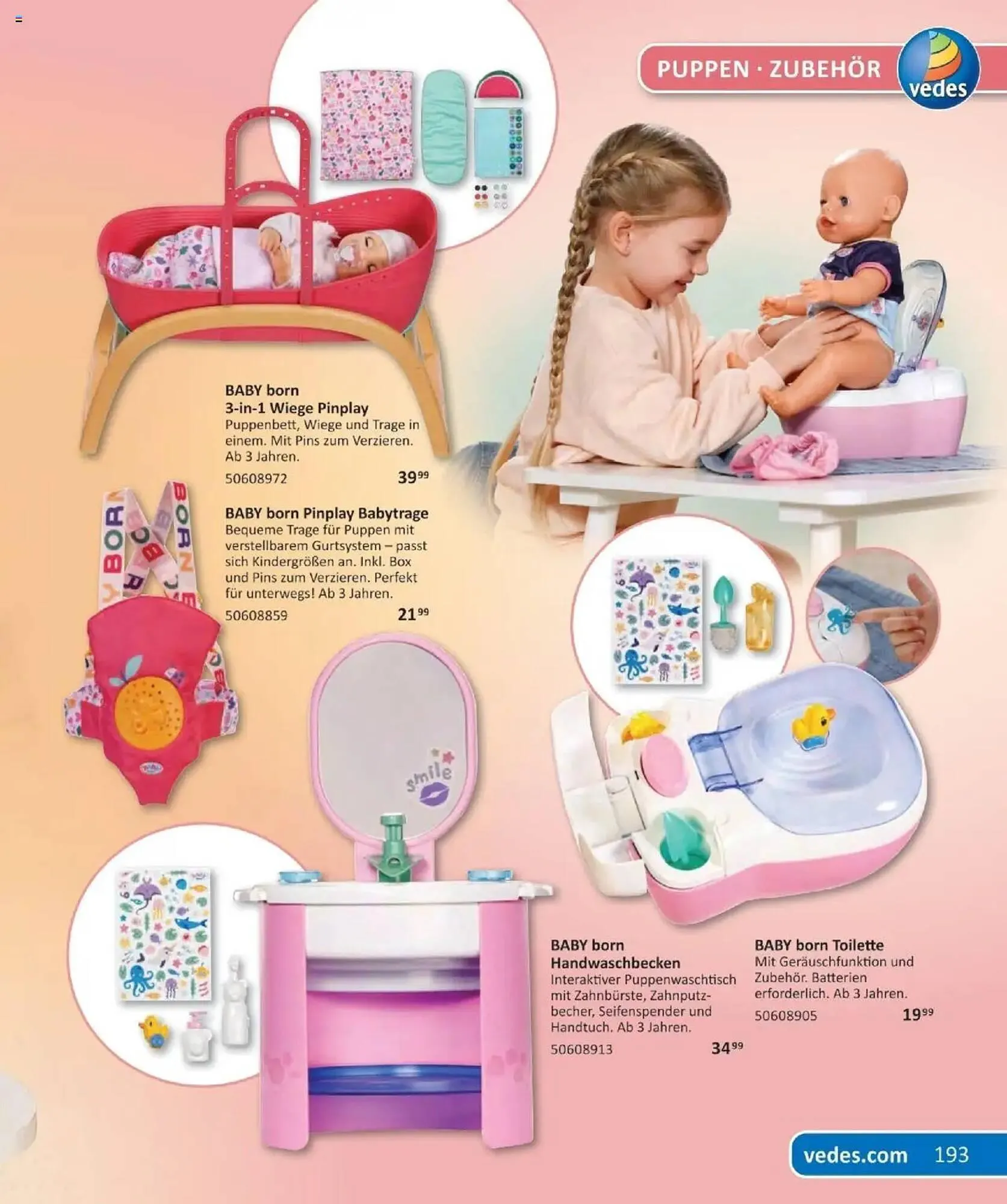 Vedes Prospekt von 29. September bis 6. Januar 2026 - Prospekt seite 193