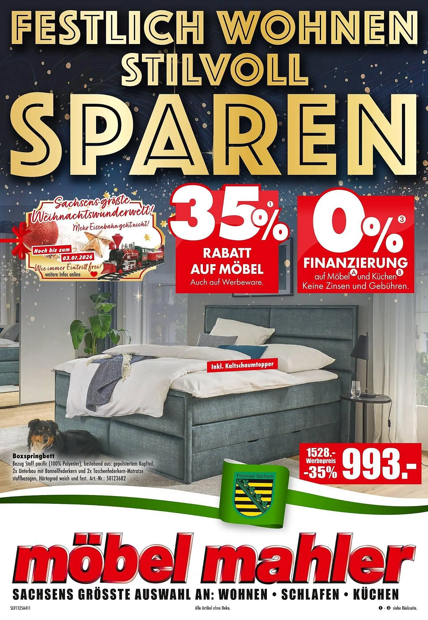 Möbel Mahler Katalog von 26. November bis 30. Dezember 2025 - Prospekt seite 1