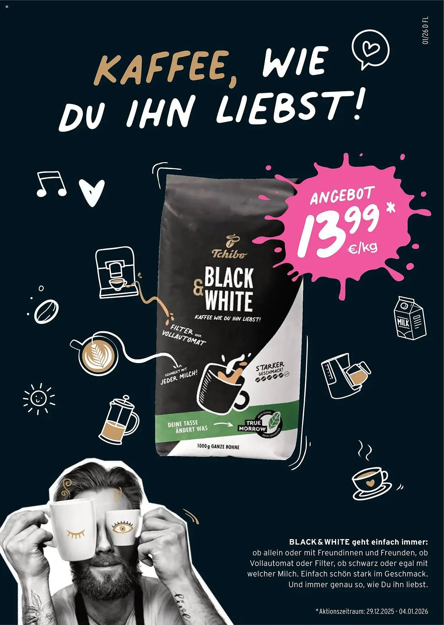 Tchibo Prospekt von 31. Dezember bis 20. Januar 2026 - Prospekt seite 24