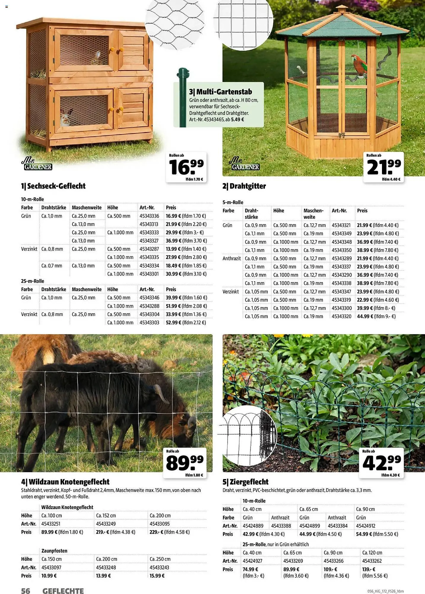 Hagebau Prospekt von 2. März bis 31. Dezember 2026 - Prospekt seite 56