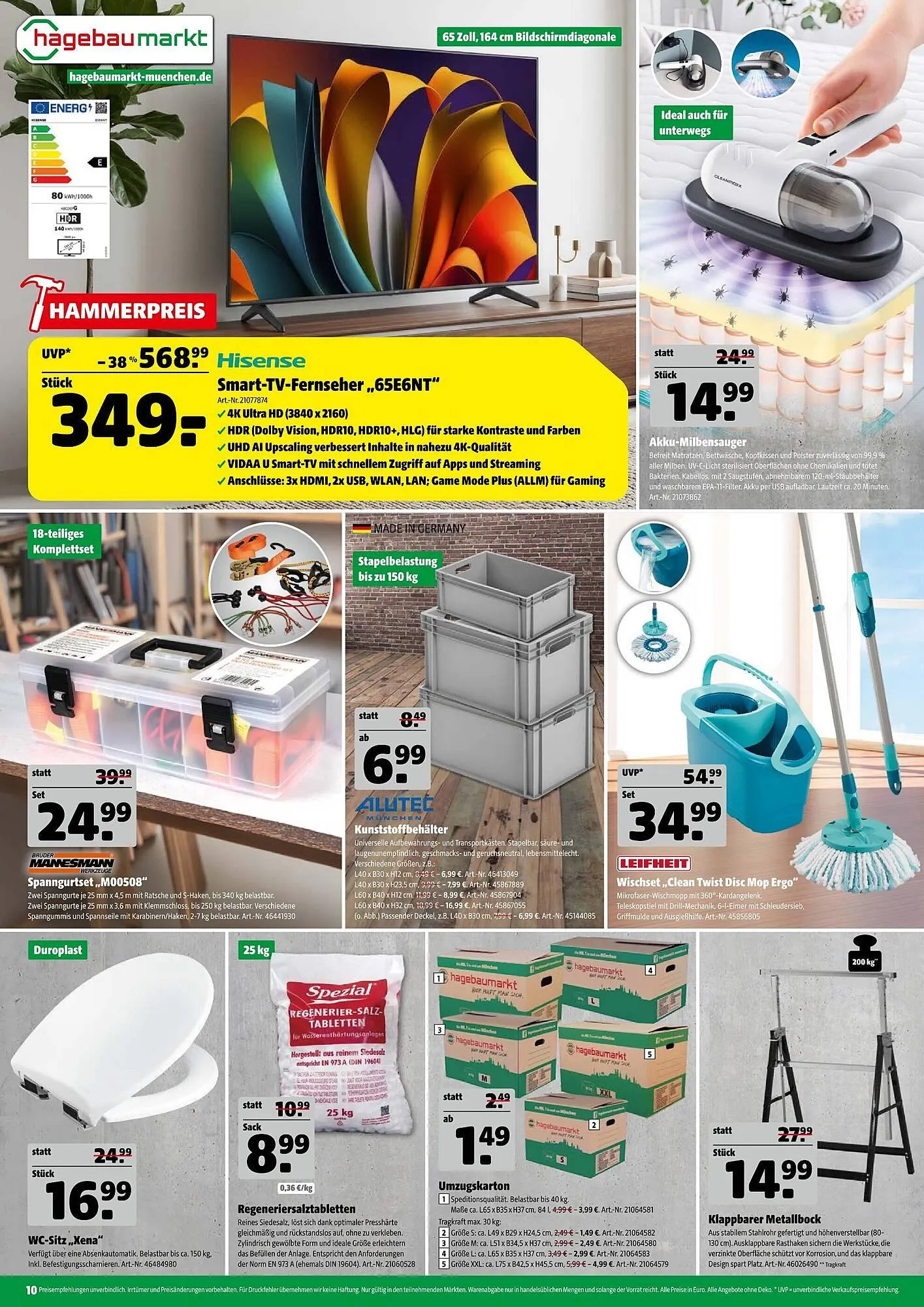 Hagebau Prospekt von 18. April bis 25. April 2026 - Prospekt seite 10