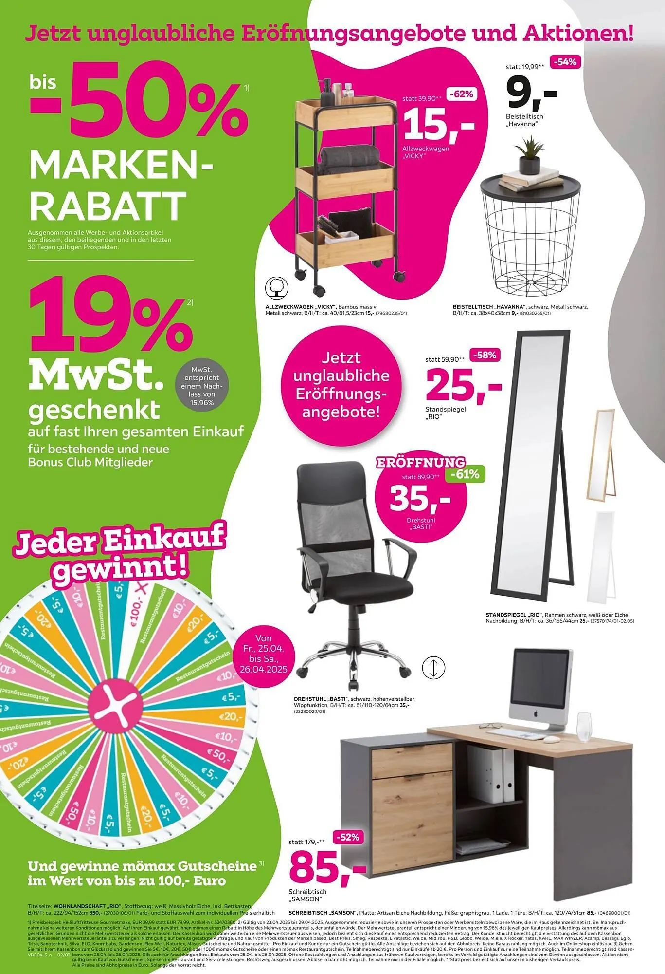 Mömax Prospekt von 21. April bis 30. April 2025 - Prospekt seite 2