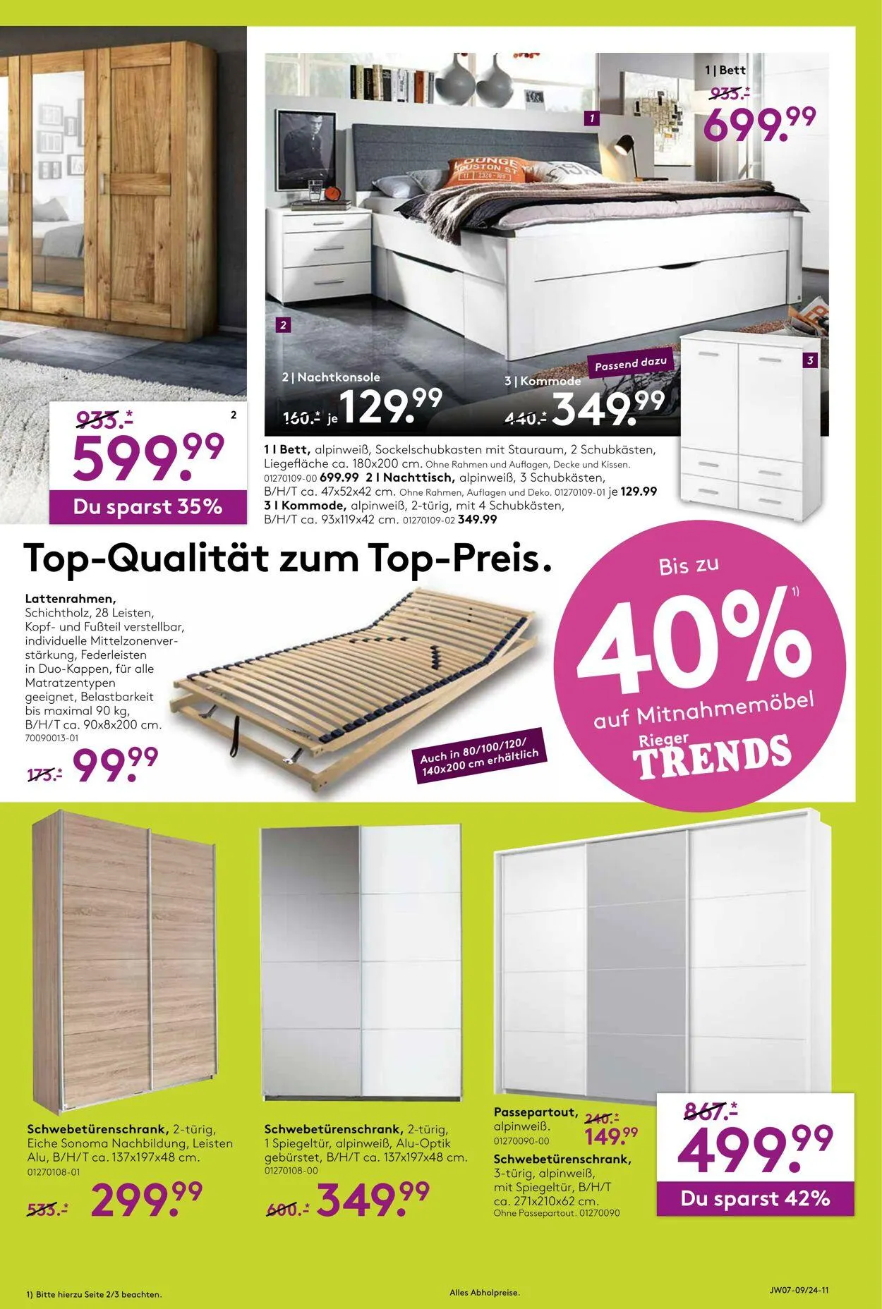 Möbel Rieger Aktueller Prospekt von 21. Mai bis 4. Juni 2025 - Prospekt seite 11
