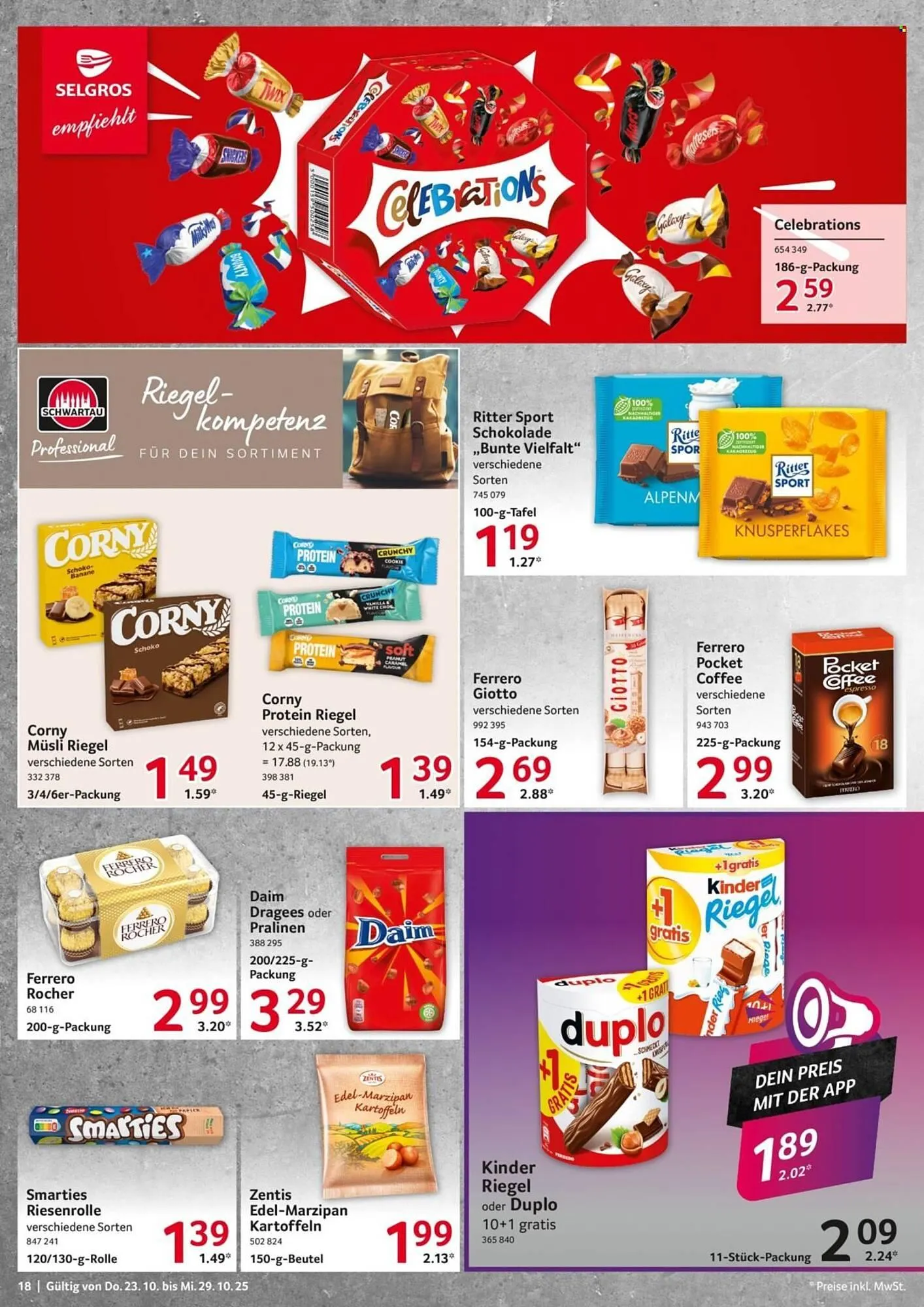 Selgros Prospekt von 23. Oktober bis 29. Oktober 2025 - Prospekt seite 18