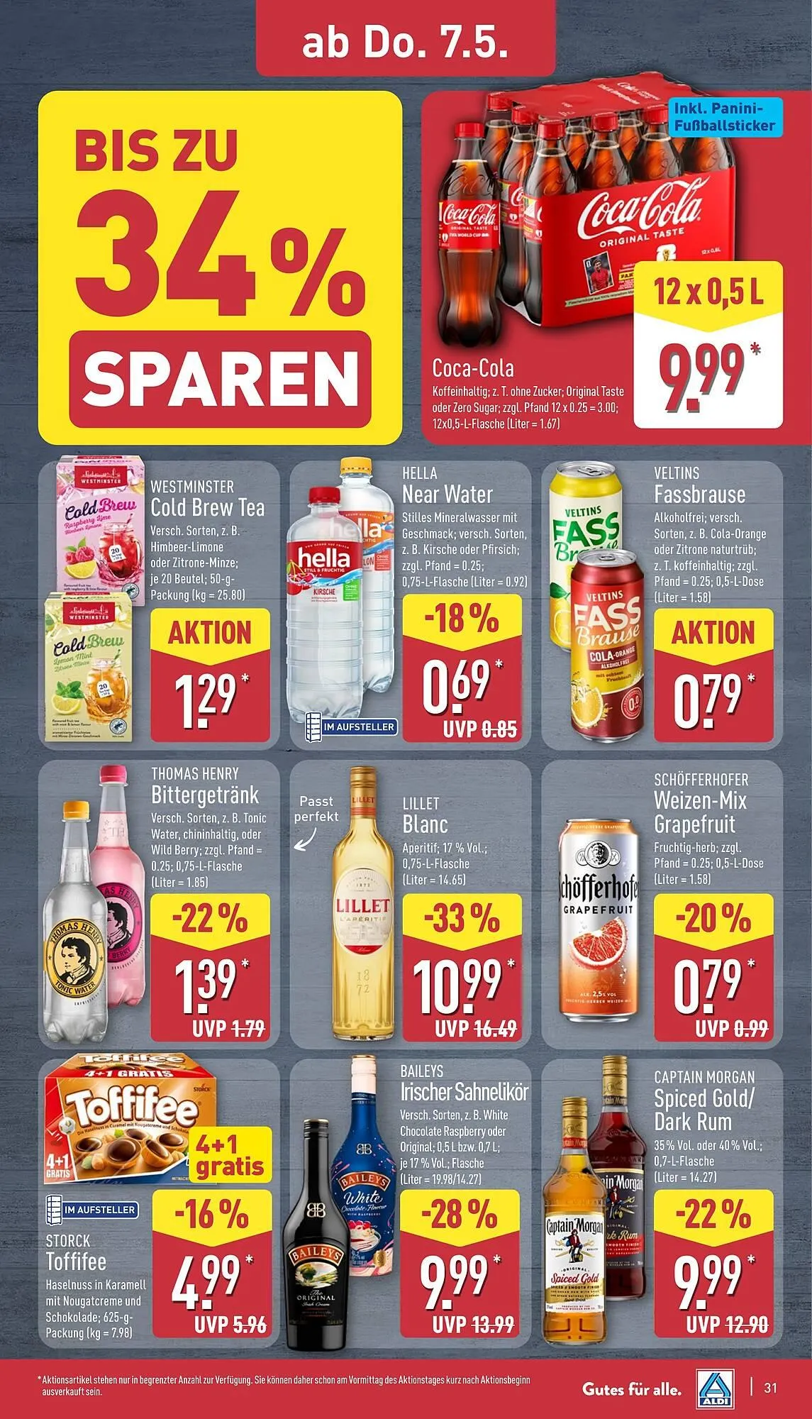 Aldi Nord Prospekt von 4. Mai bis 9. Mai 2026 - Prospekt seite 31