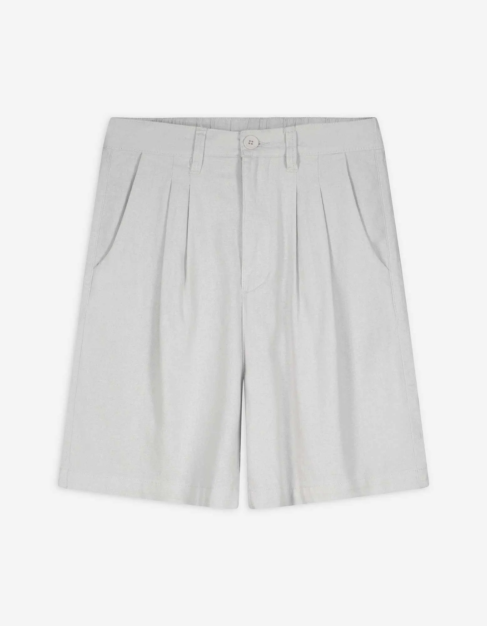 Bermuda - Leinen-Mix - beige