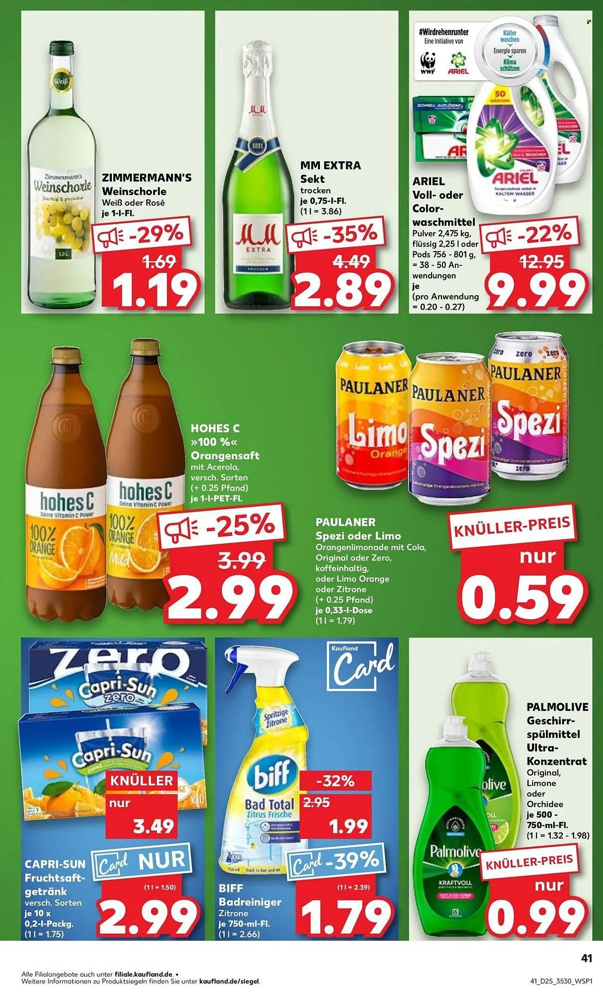 Kaufland Prospekt von 19. Juni bis 25. Juni 2025 - Prospekt seite 41