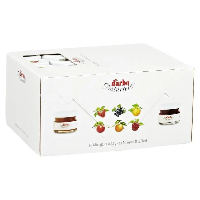 Darbo Konfitüre Sortiment Einzelportionen 60 Portionen x 28 g (1,68 kg)