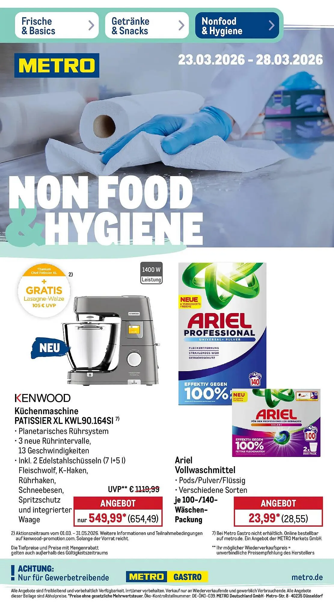 METRO Prospekt von 22. März bis 28. März 2026 - Prospekt seite 39