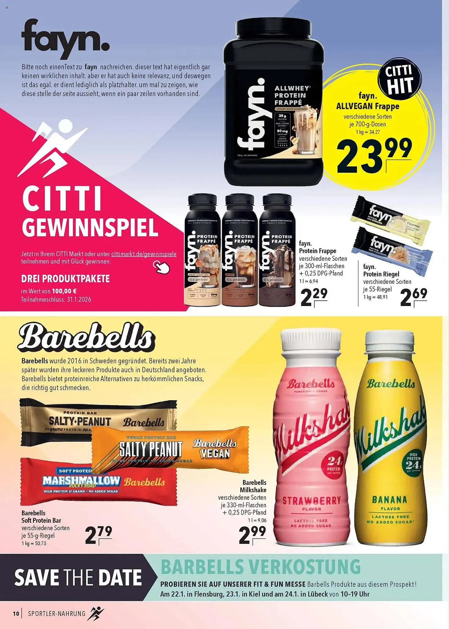 CITTI Markt Prospekt von 2. Januar bis 27. Januar 2026 - Prospekt seite 10