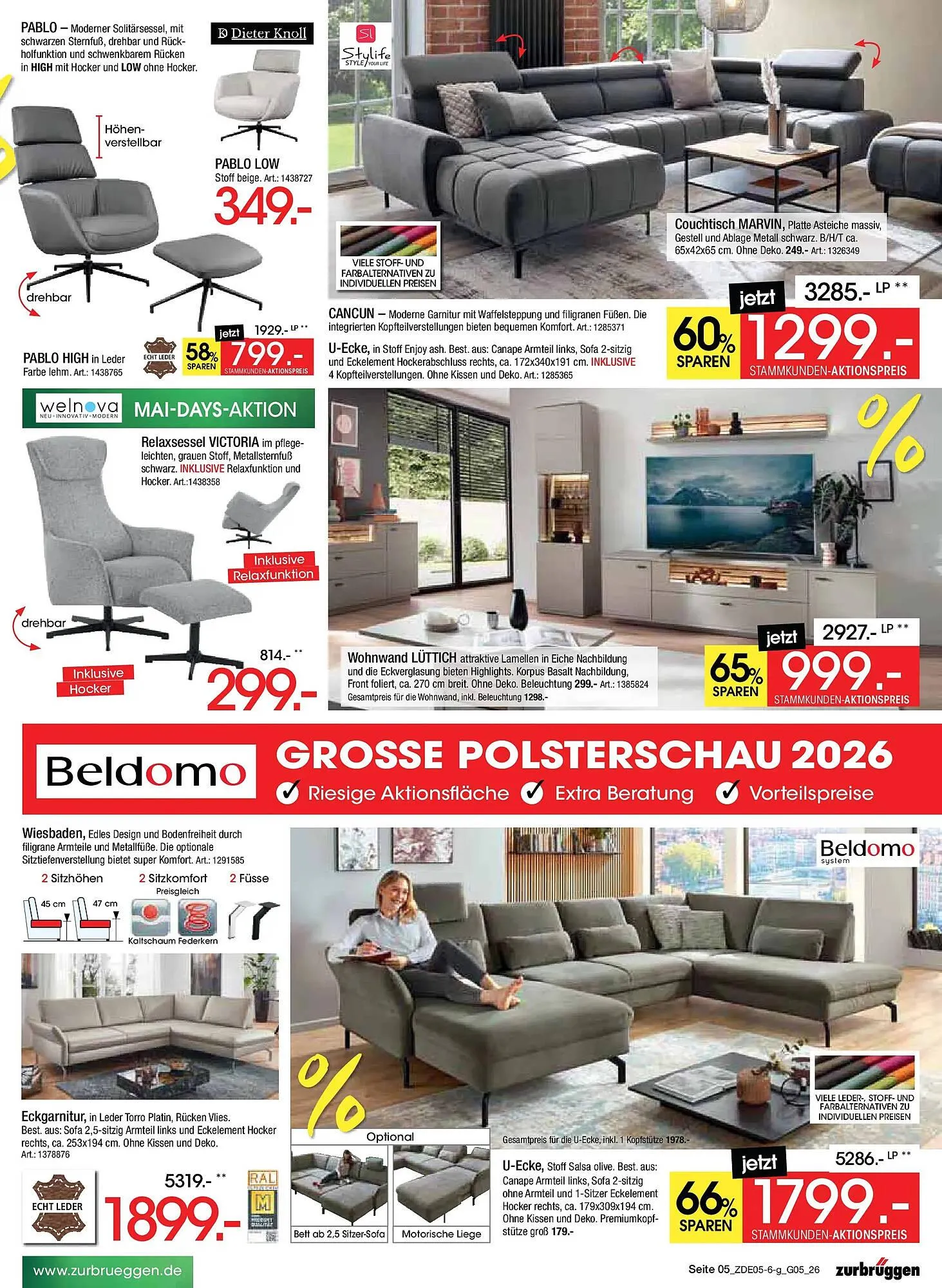 Zurbrüggen Prospekt von 8. Mai bis 23. Mai 2026 - Prospekt seite 5