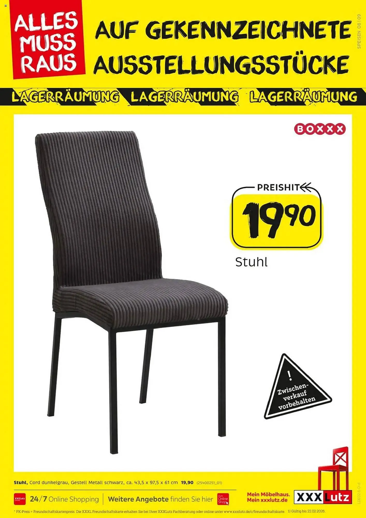 XXXLutz Prospekt von 8. Februar bis 22. Februar 2026 - Prospekt seite 9