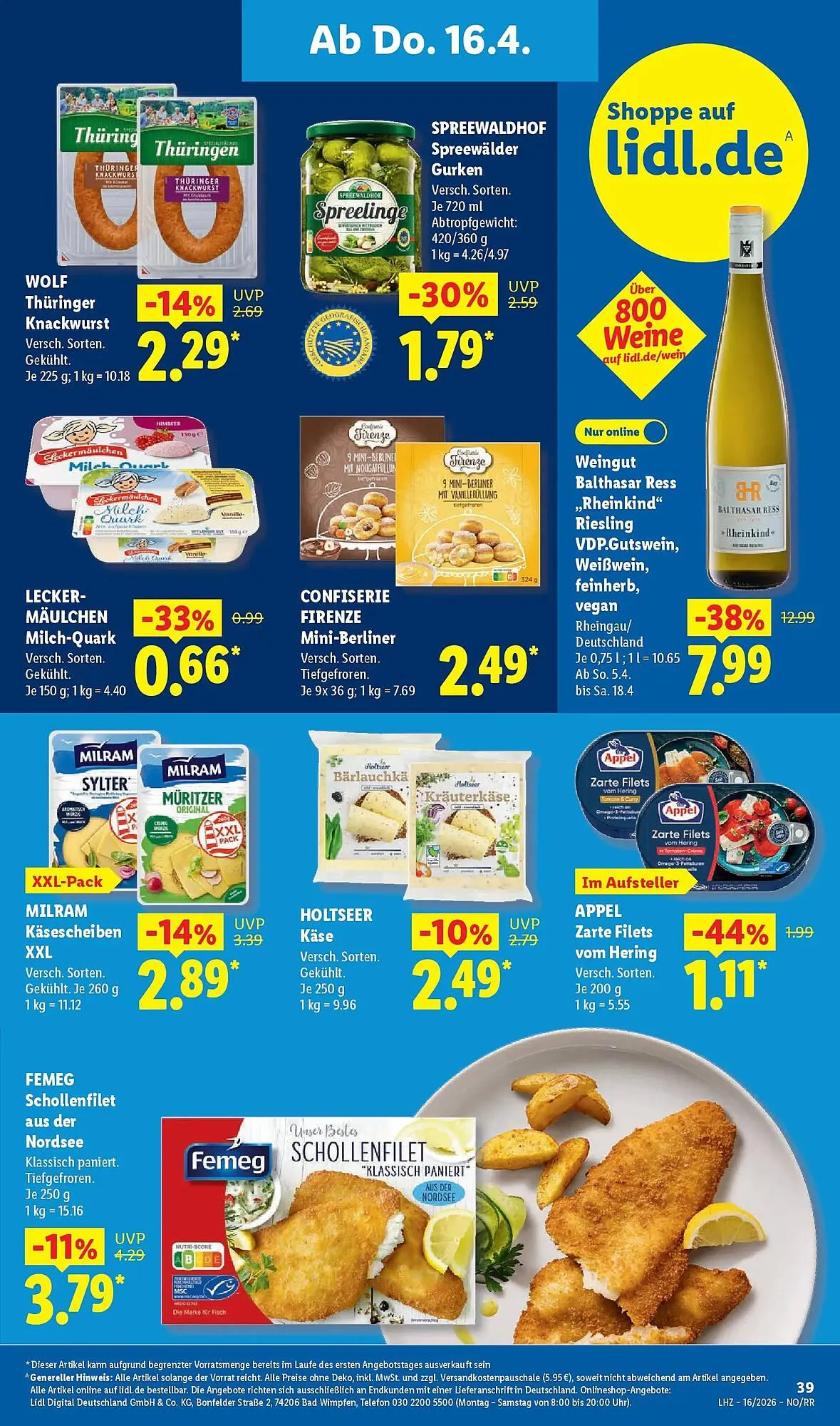 Lidl Prospekt von 12. April bis 18. April 2026 - Prospekt seite 61