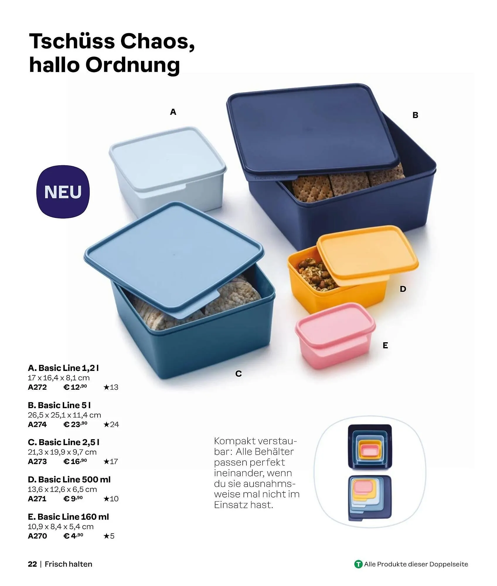 Tupperware Prospekt von 2. September bis 1. März 2025 - Prospekt seite 22