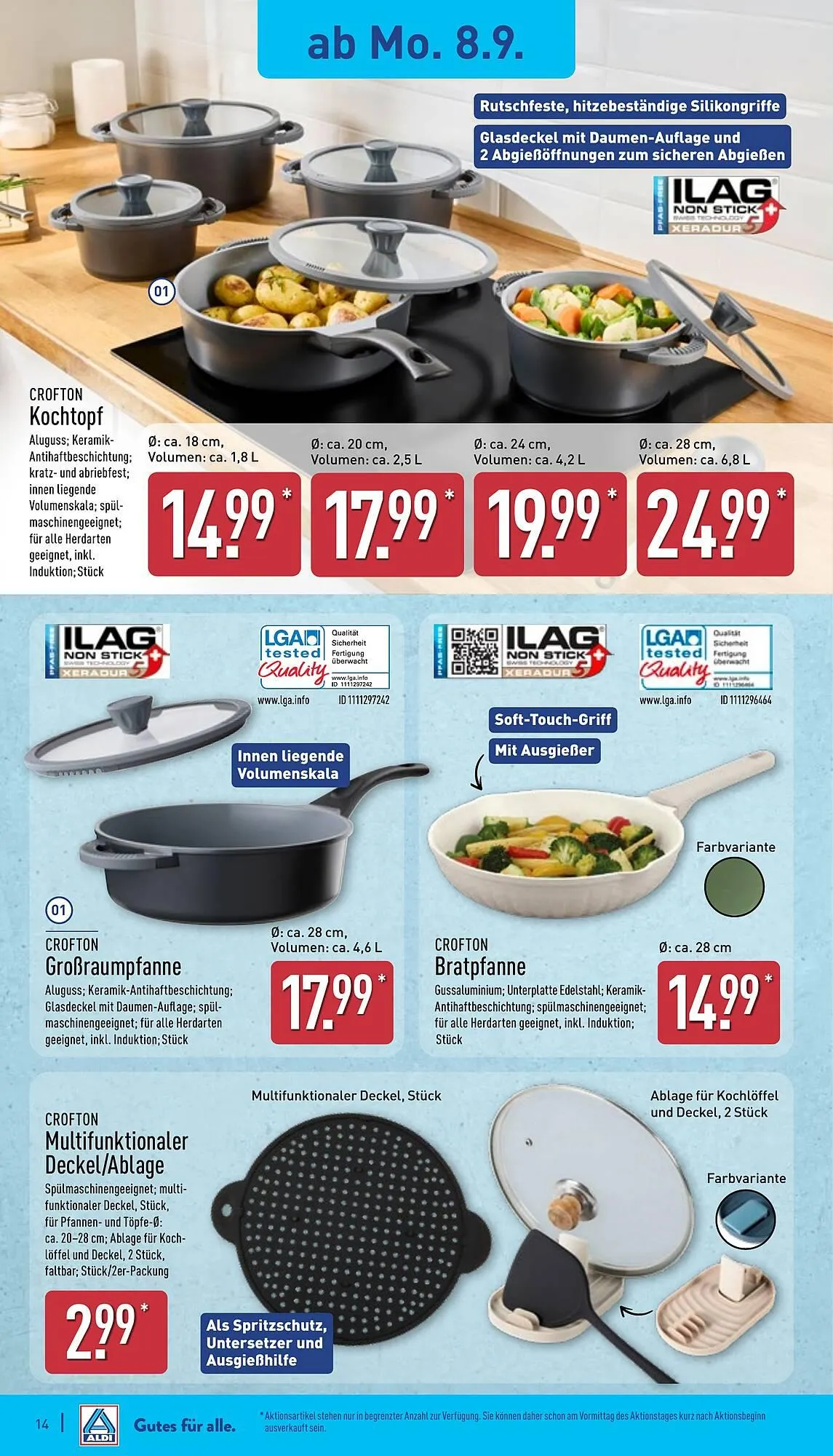 Aldi Nord Prospekt von 8. September bis 13. September 2025 - Prospekt seite 18