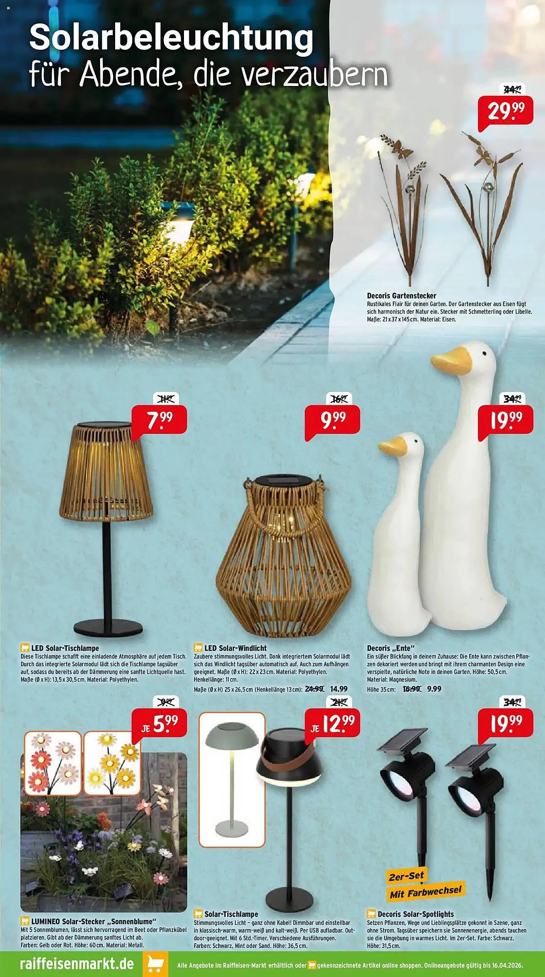 Raiffeisen Markt Prospekt von 1. April bis 30. April 2026 - Prospekt seite 7