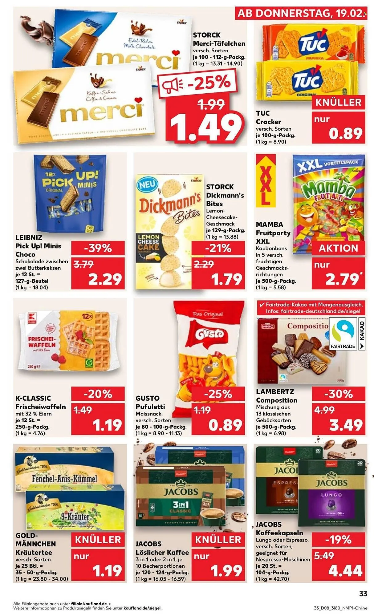 Kaufland Prospekt von 19. Februar bis 25. Februar 2026 - Prospekt seite 33