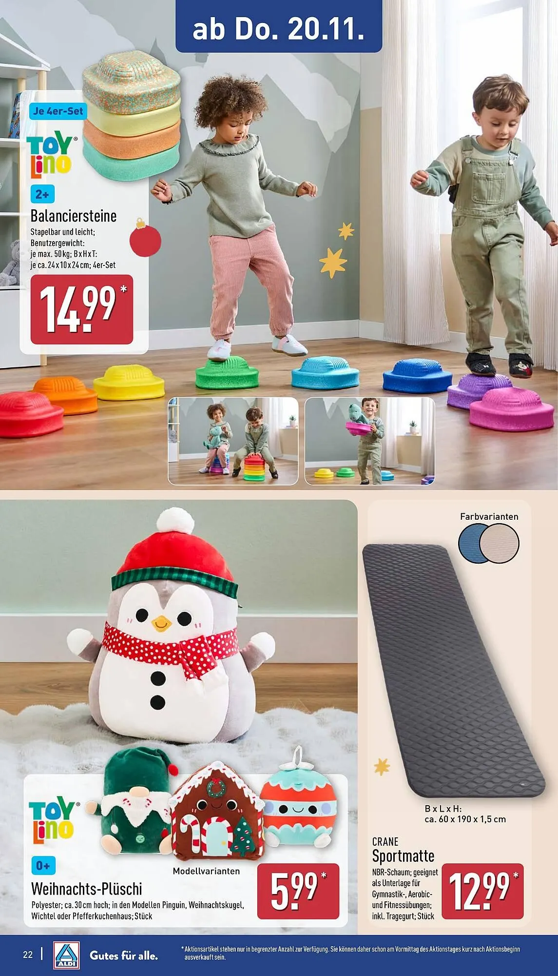 Aldi Nord Prospekt von 17. November bis 22. November 2025 - Prospekt seite 22