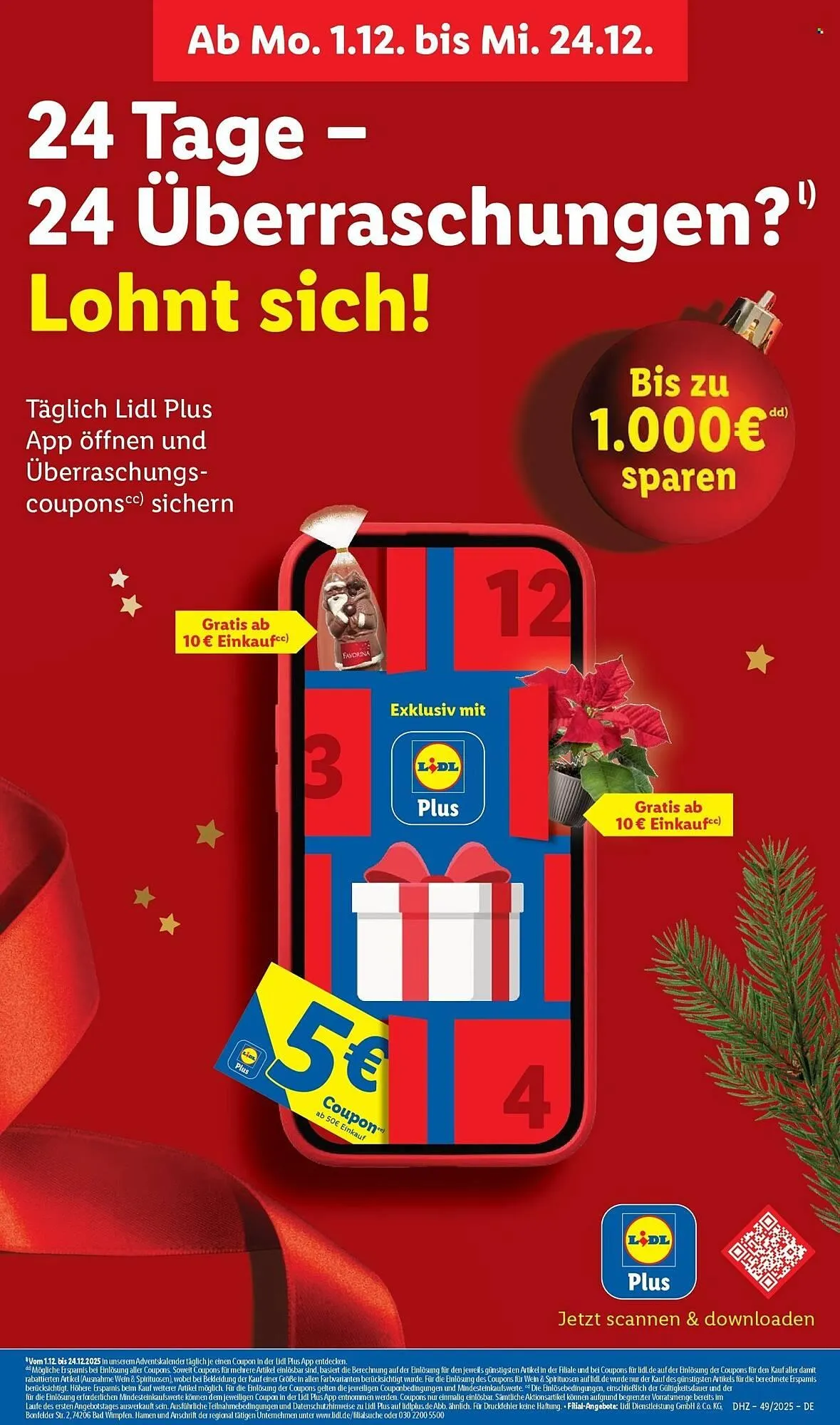 Lidl Prospekt von 1. Dezember bis 6. Dezember 2025 - Prospekt seite 67