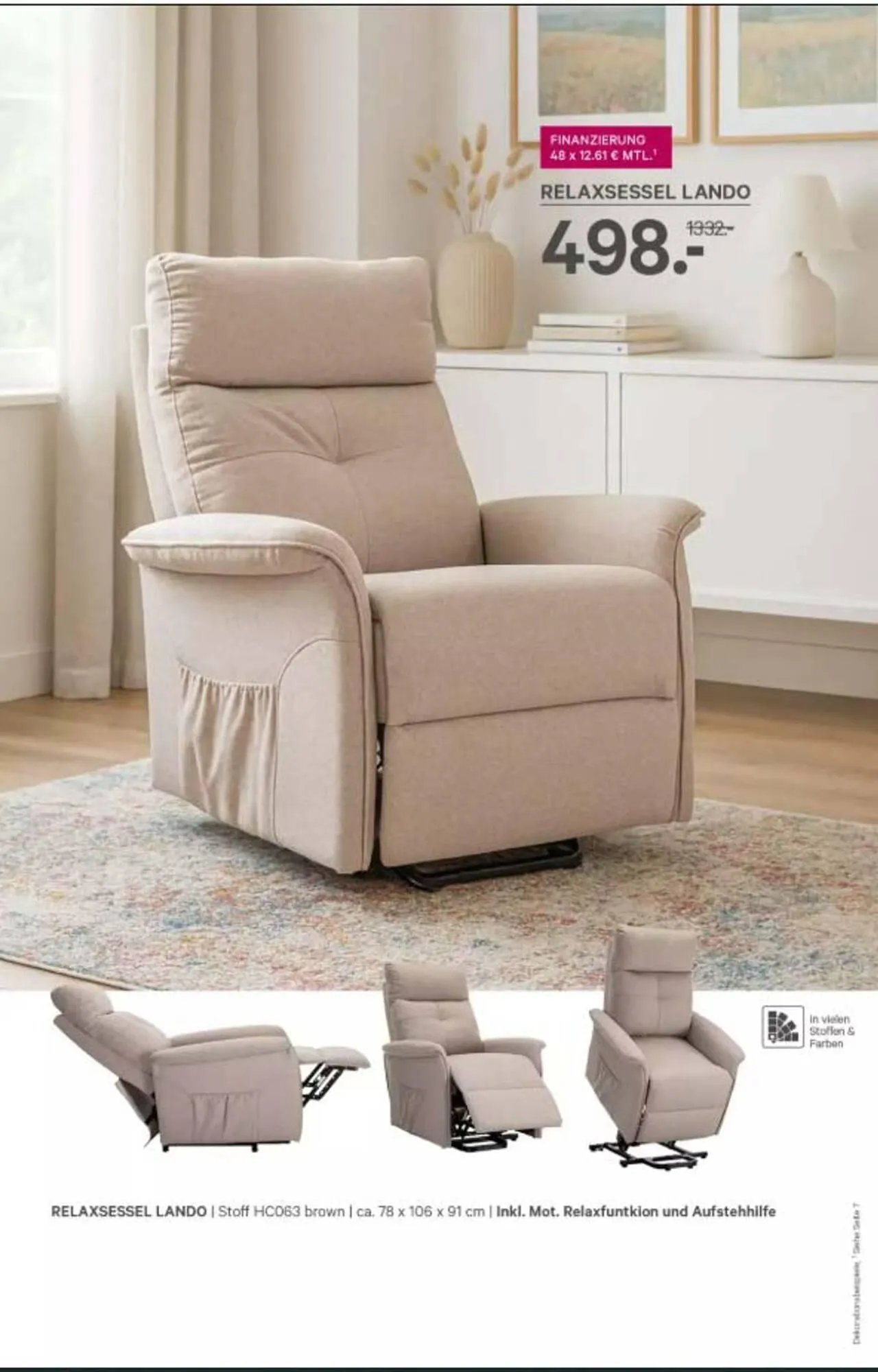 Kabs Polsterwelt Prospekt von 10. November bis 2. Dezember 2025 - Prospekt seite 26